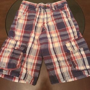 3/$20 Boys plaid shorts